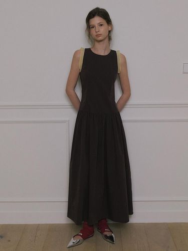 【OVERDUEFLAIR】two way banding dress_beige Designer fashion, Seoul-fully created | W Concept