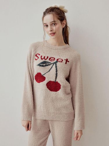 Women's Cherry Jubilee Knit Long-Sleeved Two-Piece - LUNALUZ STUDIO - Modalova