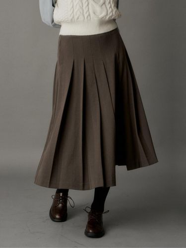 Pleated Back-Banding Skirt_DW4WS130 - COIINCOS - Modalova