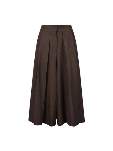 Cropped Pintuck Wide Pants_DW4WL170 - COIINCOS - Modalova