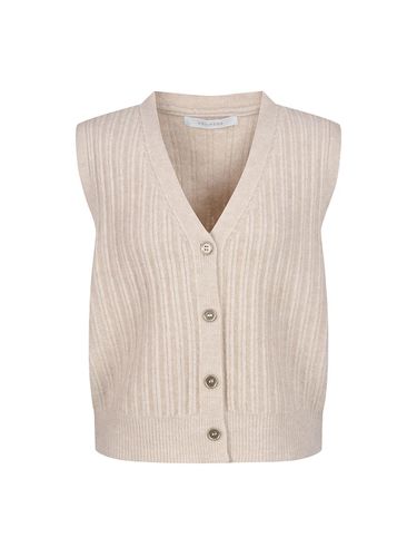 V-neck knitwear Vest_DZ4WV058 - COIINCOS - Modalova