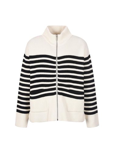 Zip-Up Padded Knit Cardigan_DK4WD601 - COIINCOS - Modalova