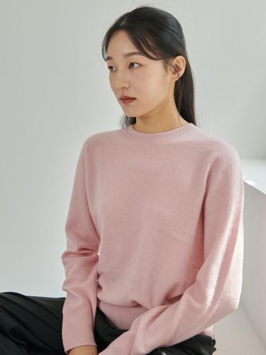 Coat] Cash wool knit top_pink - Coett - Modalova