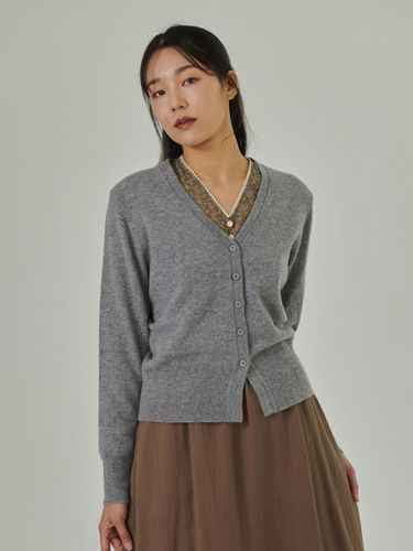 Coat] button Wool cardigan_Gray - Coett - Modalova