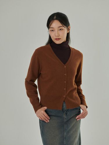 Coat] button Wool Cardigan_Camel - Coett - Modalova