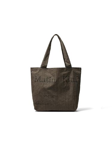 MATIN VINTAGE ECOBAG IN DARK KHAKI - Matin Kim - Modalova