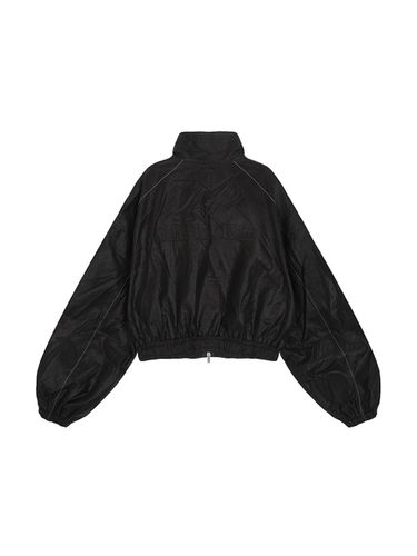 MATIN ROUGH COATING CROP BOMBER IN DARK BROWN - Matin Kim - Modalova