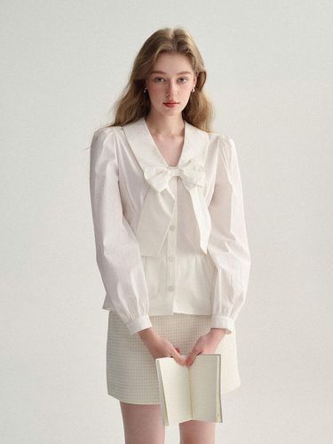 Claire Ribbon Blouse - Sincethen - Modalova