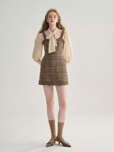 Avre Tweed Mini Dress - Sincethen - Modalova