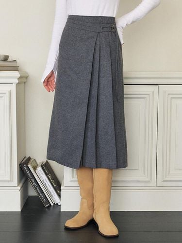 Pleated wool midi skirt_2COLORS - ARTID - Modalova