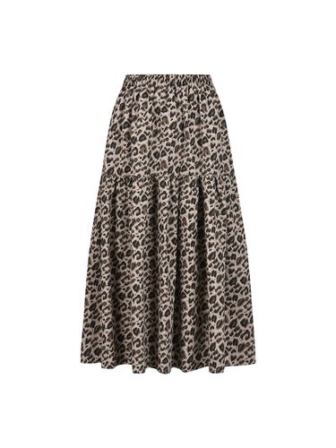 Leopard long skirt_DW4WS136 - COIINCOS - Modalova