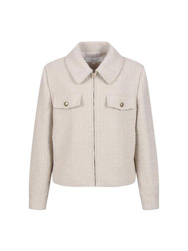 Tweed Zip-Up Jacket_DW4WJ111 - COIINCOS - Modalova