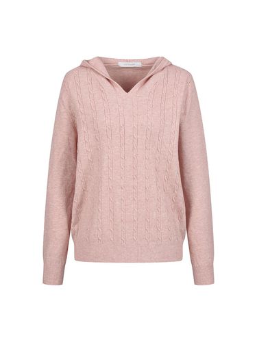 Cable Hooded Knit_DK4WP662 - COIINCOS - Modalova