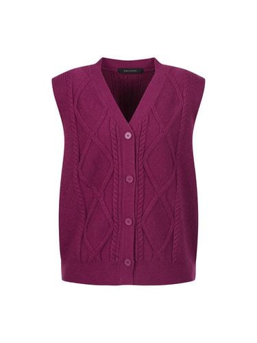 Fisherman Knit Vest_DK4WV502 - COIINCOS - Modalova