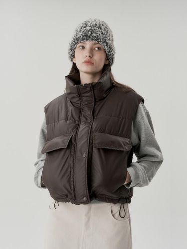 High-neck Padded Vest_DP4WV821 - COIINCOS - Modalova