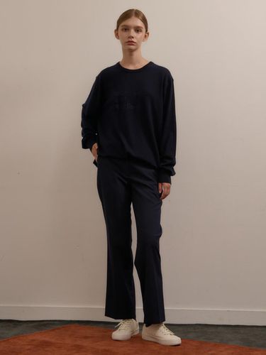 Semi Bootcut Pants Navy ILS24FAPT002NA - ILLUSELLE - Modalova