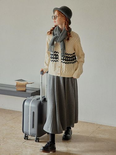 PM_Ribbed wool skirt_GRAY - Proud Mary - Modalova