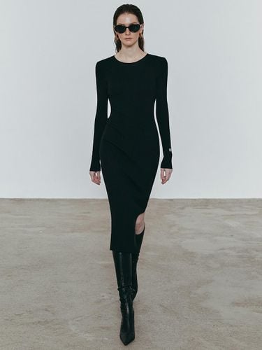 Yves V-neck round neck dress - MOONT - Modalova