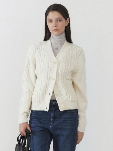 Wool Fisherman Cardigan - CITYBREEZE - Modalova