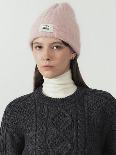 Knit beanie_PINK - CITYBREEZE - Modalova