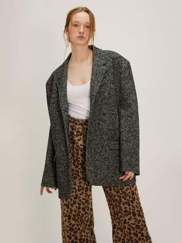 Leopard warm jogger pants_camel - NUAKLE - Modalova