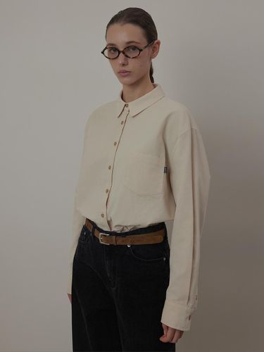 Corduroy Basic Pocket Shirt - Q’SRB - Modalova