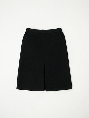 HAMP WOOL HALF SKIRT_BLACK - SAGEMENT - Modalova