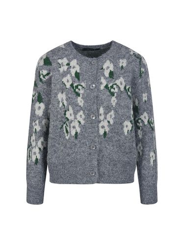 Flower Jacquard cardigan_DK4WD602 - COIINCOS - Modalova