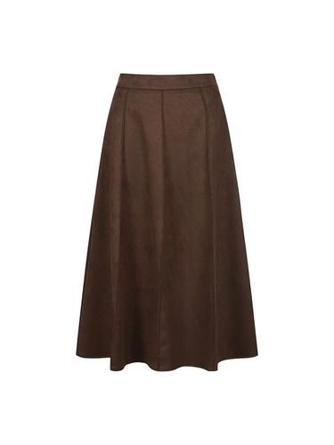 Cut suede skirt_DW4WS143 - COIINCOS - Modalova