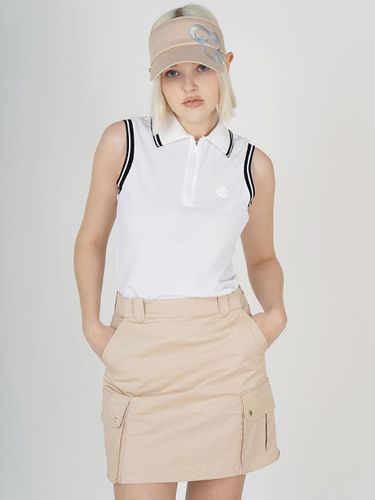 Cooling Waffle Collar Sleeveless WH - nitina - Modalova