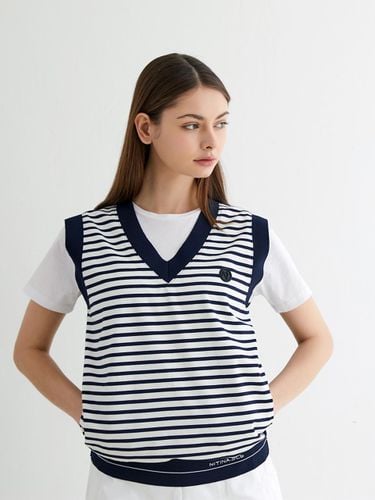 V-neck Stripe Best NY/ST - nitina - Modalova