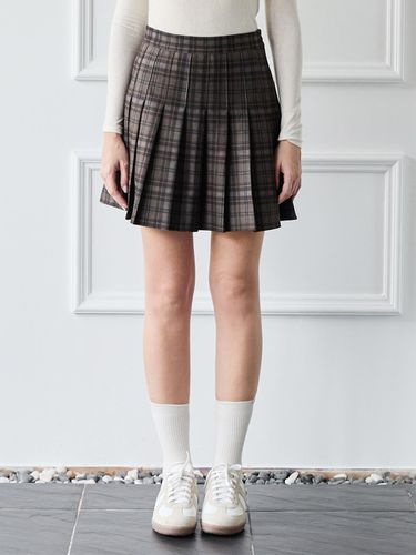 Checkered pleats skirt BR - nitina - Modalova