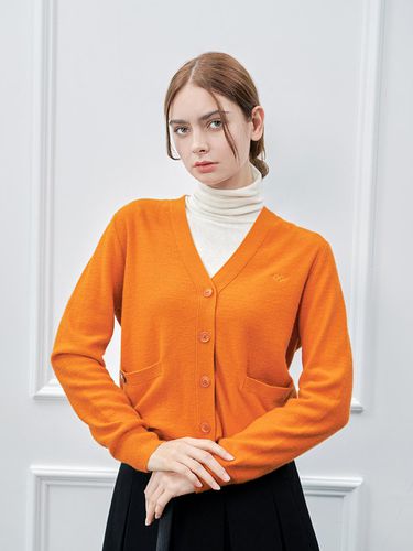 Cashmere V-neck cardigan OR - nitina - Modalova