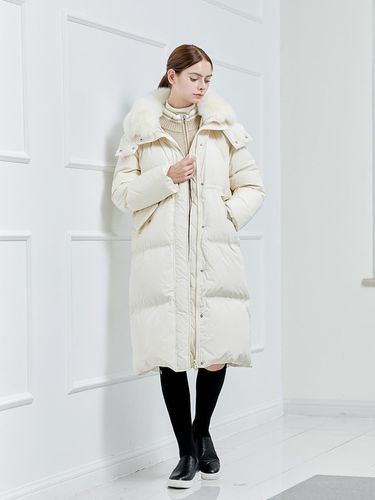 Faux fur-down long coat C/IV - nitina - Modalova