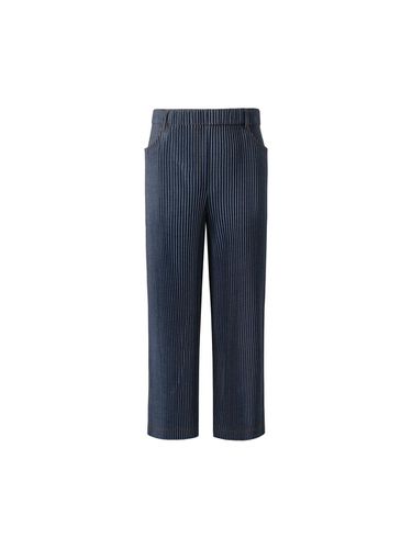 Public] Denim Straight Fit Pleats Pants [] - MONPLISSE - Modalova