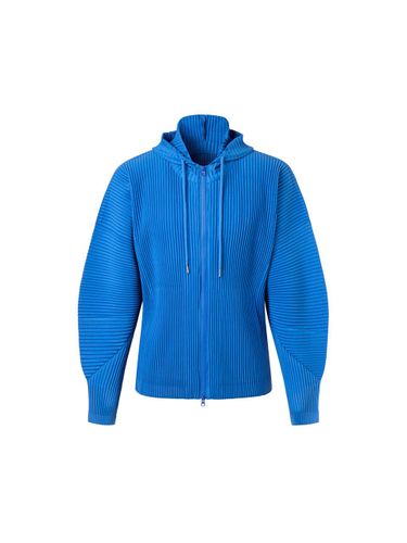 Two-way pleats hooded zip-up outerwear - MONPLISSE - Modalova