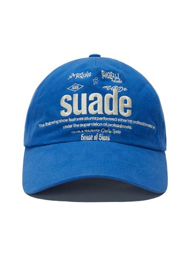 MIXED LOGO BALL CAP [BLUE] - SUADE - Modalova