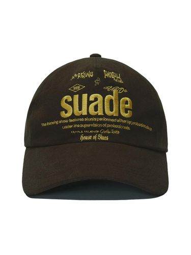 MIXED LOGO BALL CAP [BROWN] - SUADE - Modalova