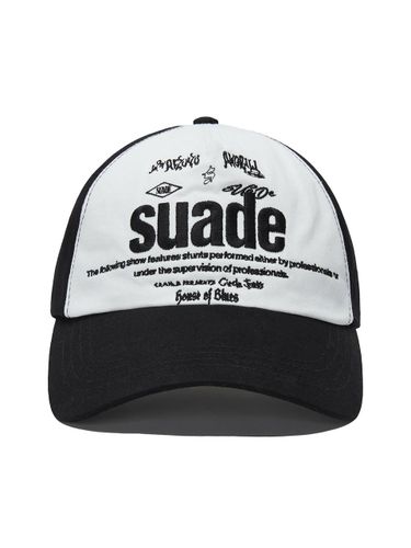 MIXED LOGO BALL CAP [WHITE] - SUADE - Modalova