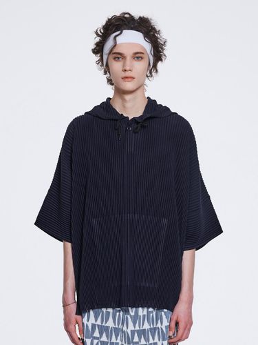 Hooded String Pleats T-shirt_AI06MRPTS02 - yoyoyoy - Modalova