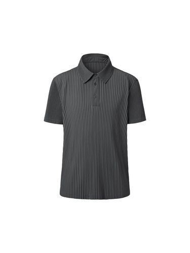 Golf Line] Men's UV Block Short Sleeve Pleats Col - MONPLISSE - Modalova