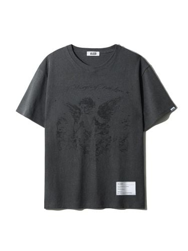 Cupid Scratch Oversized Unisex T-shirt [] - ULKIN - Modalova