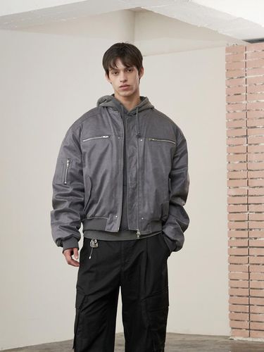 Double Crack ma - 1 Blouson (Dark Gray) - SPERONE - Modalova