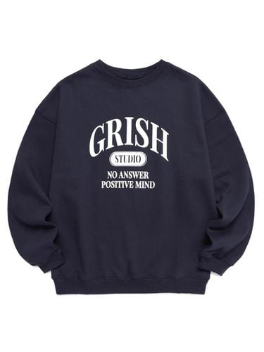 Grish Logo Sweat Shirt Navy Serif - GRISH - Modalova