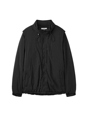 Utility Padded Vest Jacket_Black - AREUBAN - Modalova