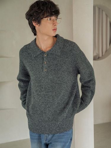 T20054 Country Wool Knitwear_Charcoal - HALBKREIS LAYOUT - Modalova