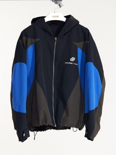 Triple Color Windbreaker Nylon Jumper - UNNORM IS DEAD - Modalova