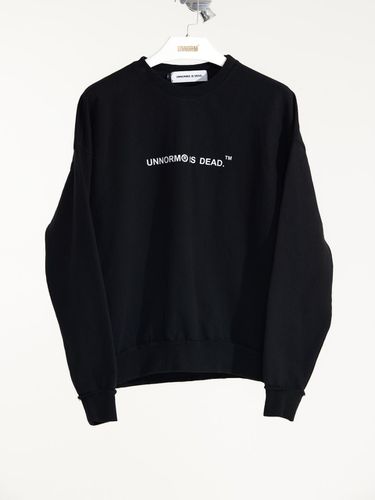 Basic Logo Semi-Oversized Fit Sweatshirt (Black) - UNNORM IS DEAD - Modalova