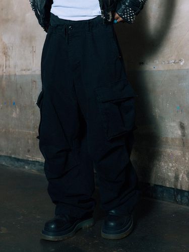 LIT SLANT POCKET PIGMENT CARGO PANTS - hightidefrankie - Modalova