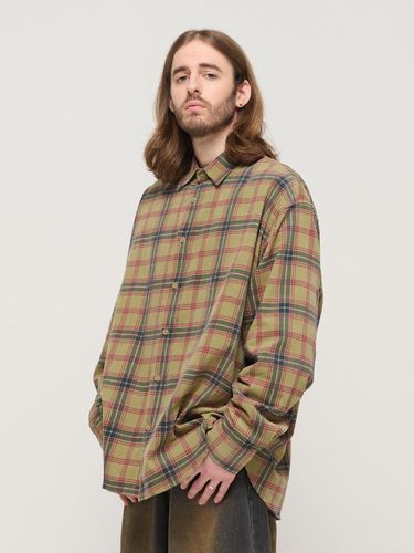 CORDUROY CLASSIC LOOSE FIT CHECK SHIRT () - CARGOBROS - Modalova